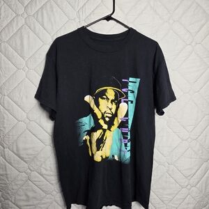 ICE CUBE Shirt Mens Large Black Rap Tee Vintage Style NWA Hip hop Graphic Print